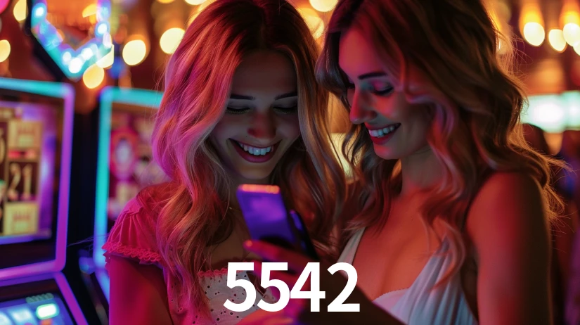 Sinta a adrenalina dos jogos de cassino com 5542